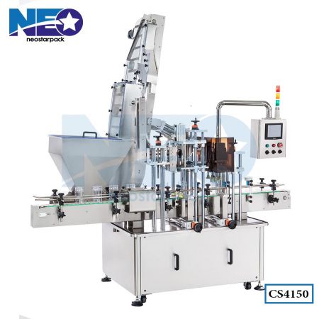 Automatic Bottle Capping Machine - screw capping machine,cosmetics plastic bottle capping machine, beverage bottle plastic cap capping machine
